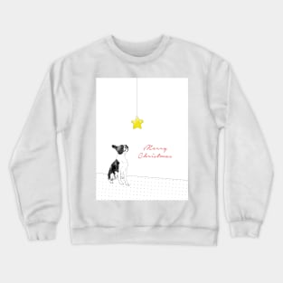 A Boston Terrier Christmas Crewneck Sweatshirt